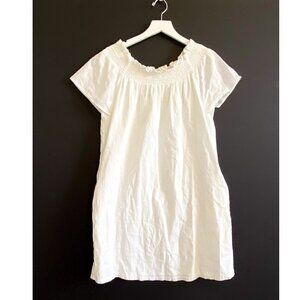 Current/Elliot Madeline' Cold Shoulder Dress, Size 2, White‎ Cotton